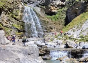 Waterval Cola de Caballo in de Pyreneeën