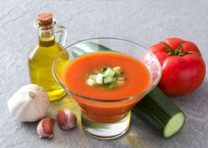 Gazpacho in een glas