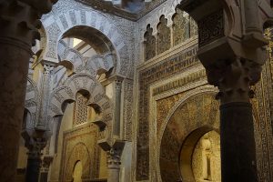 detail van interieur Mezquita-Catedral