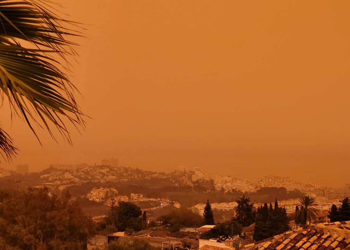 Calima, radioactieve deeltjes