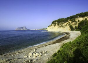 Cala Baladrar is een heerlijk strand aan de Costa Blanca