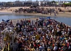 oversteek sanlucar romeria 