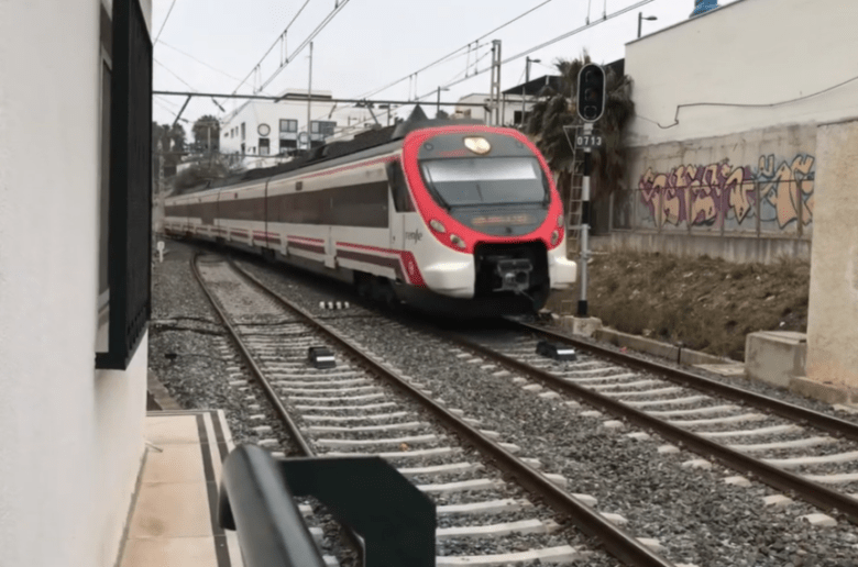 kusttrein treinstation Torrequebrada