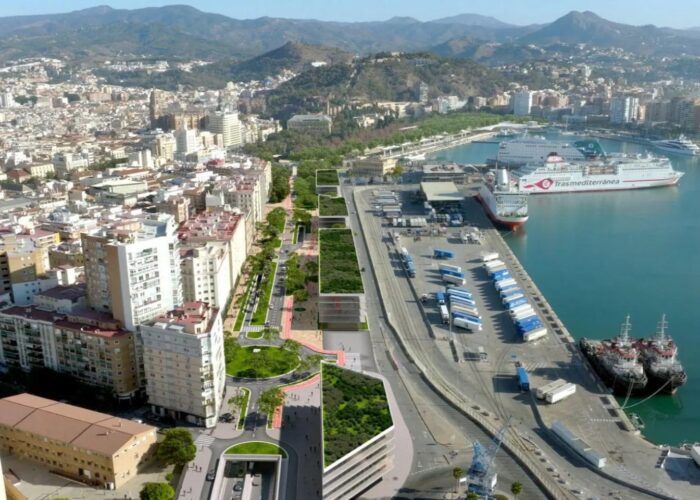 tunnel bij haven Málaga