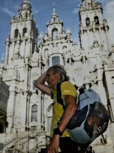 Geert van Nispen bij aankomst in Santiago