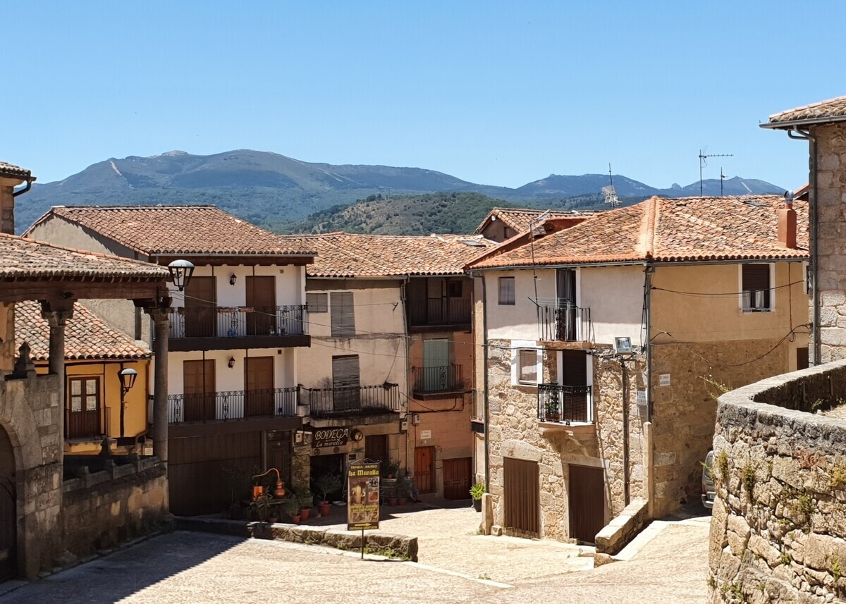 Miranda del Castañar, het dorpje van de camping