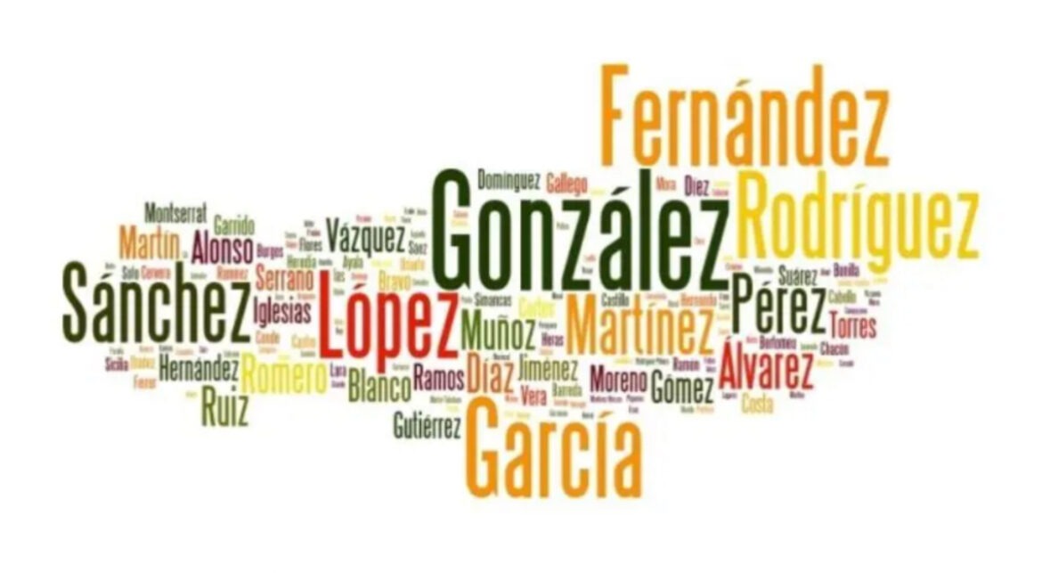 Zeldzame achternaam in Spanje