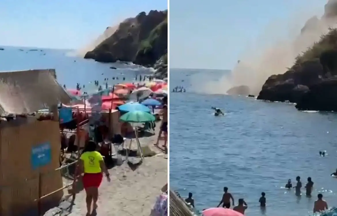 Vallende rotsen Maro Nerja