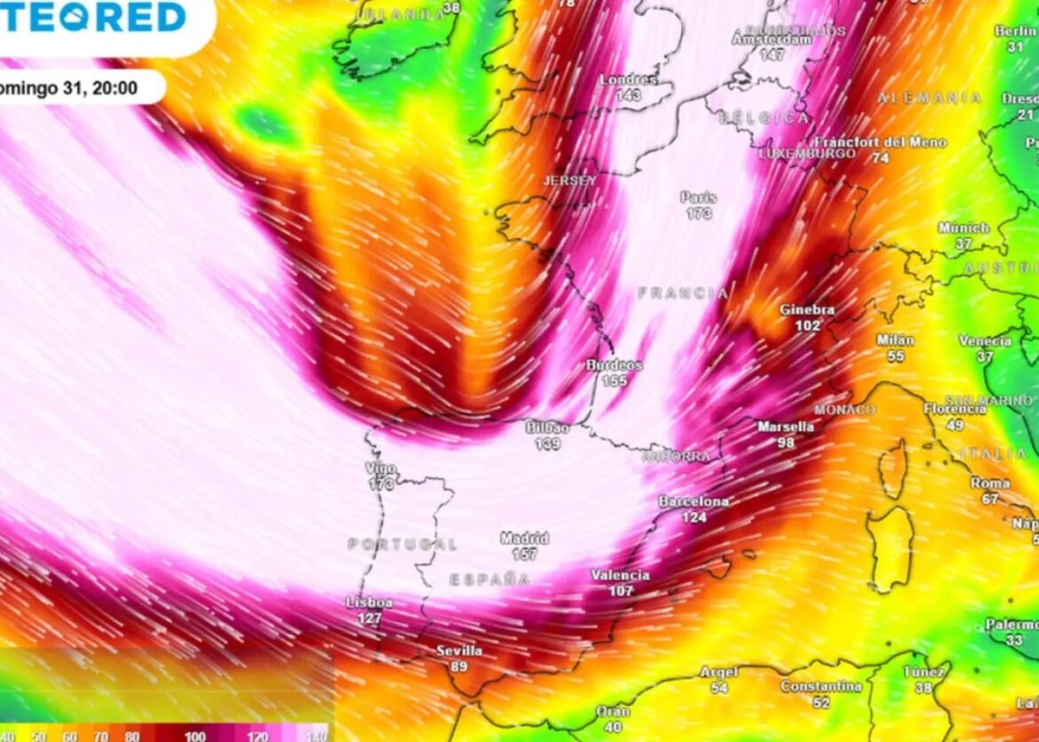 Herfstweer slaat abrubt toe in Noord-Spanje