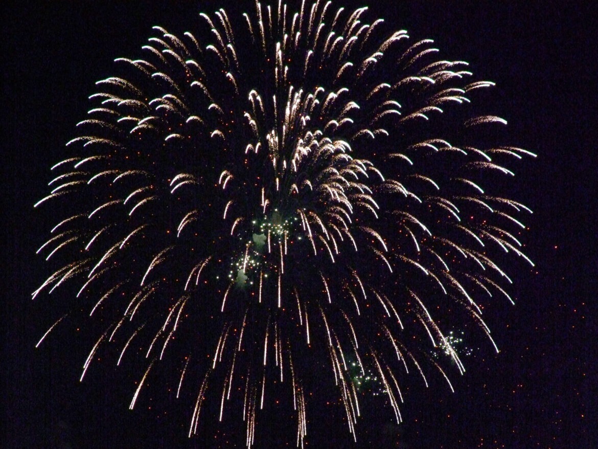 Vuurwerk tijdens branden Galicië