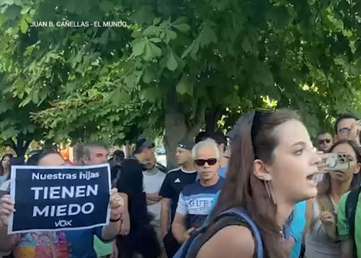 Vox demonstratie Hortaleza Madrid