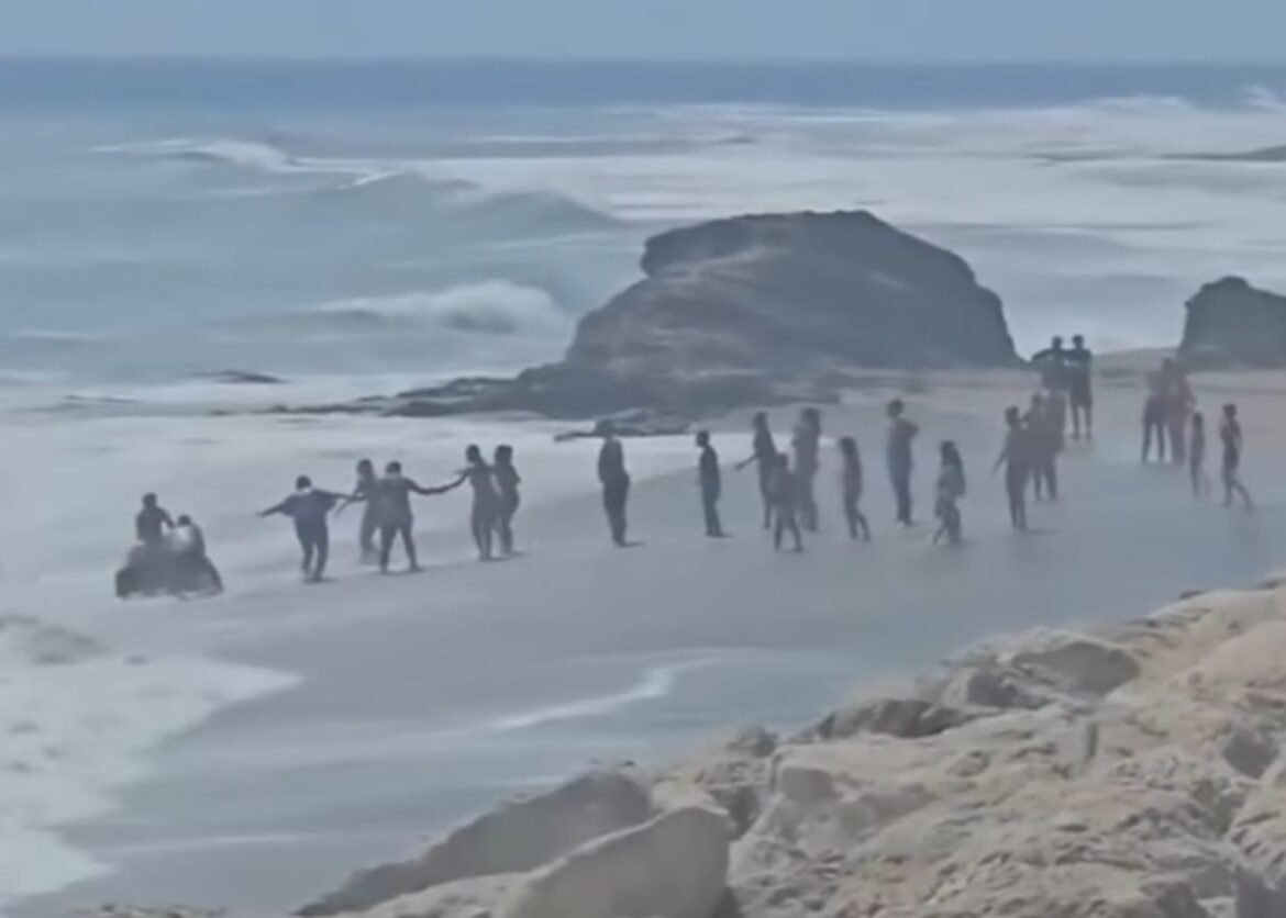 menselijke ketting Mijas