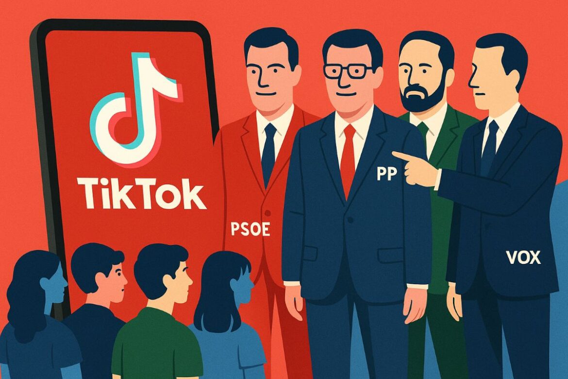 Spaanse politici op TikTok