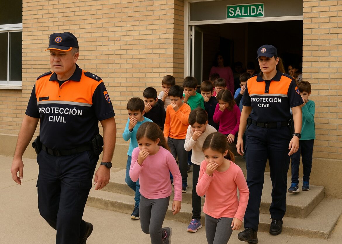 preventie natuurrampen als verplicht vak op Spaanse scholen met simulatieoefeningen