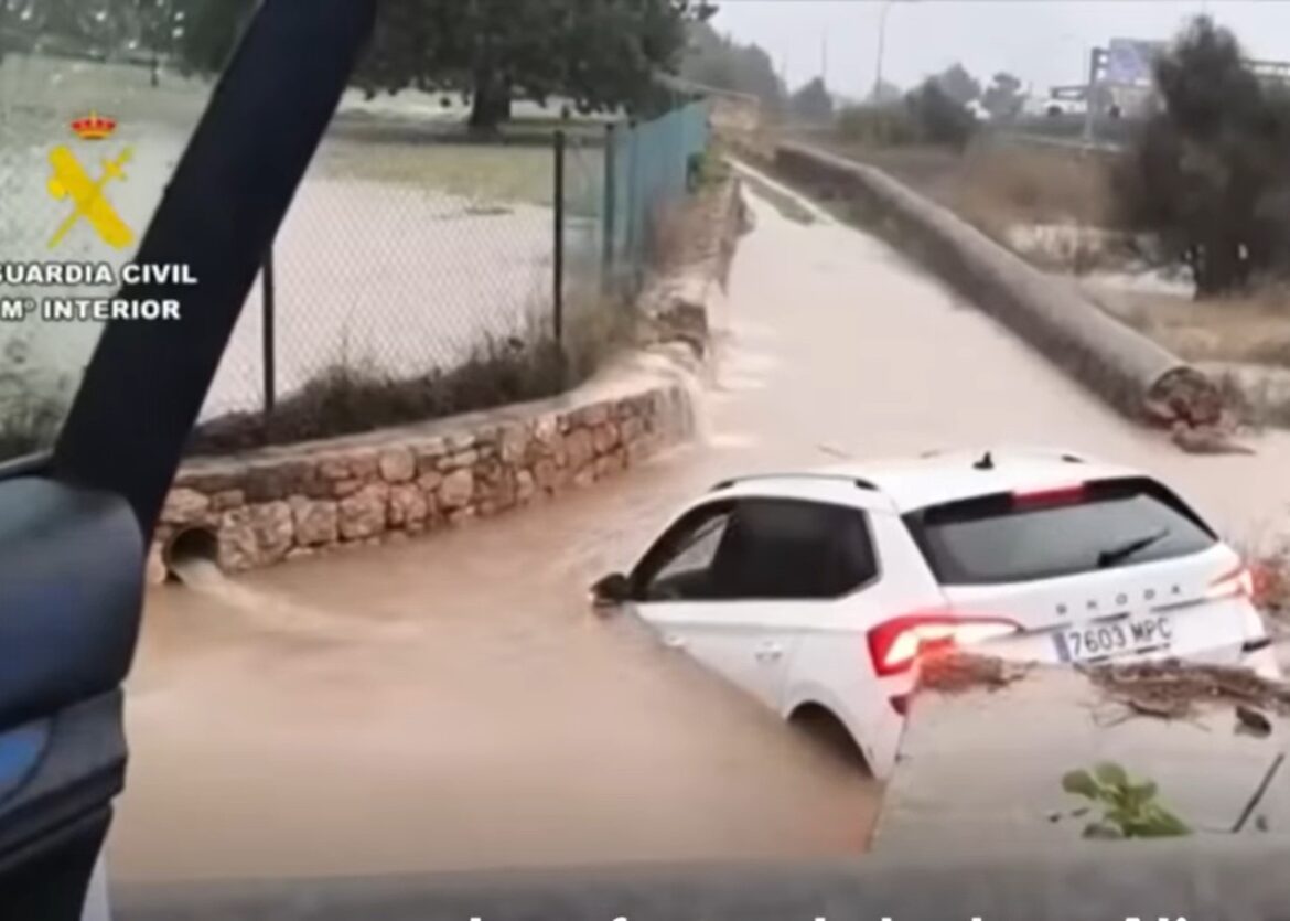 Opnieuw staan delen van Ibiza onder water, nu door DANA Alice