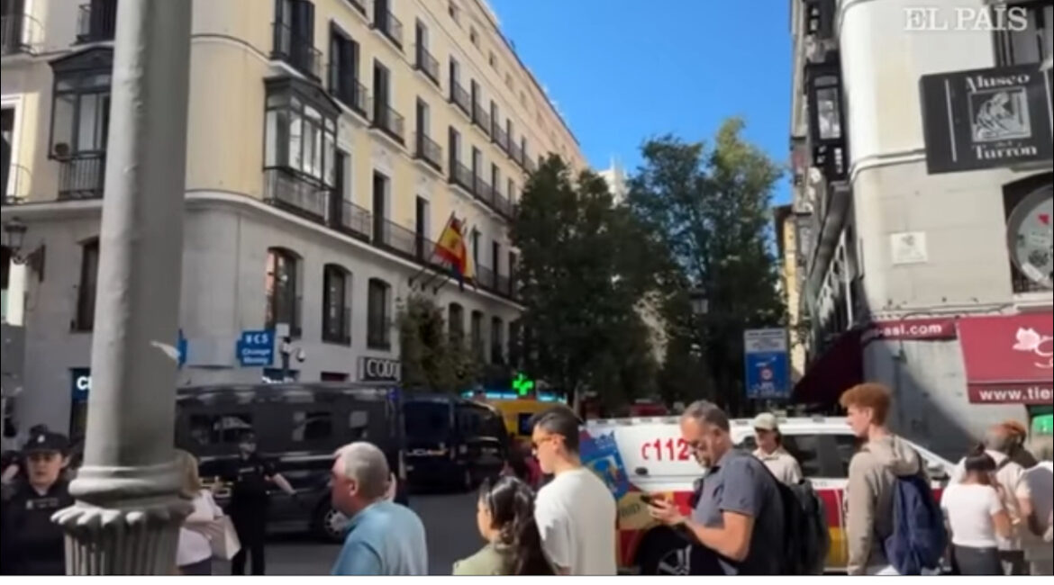 Instorting gebouw Madrid