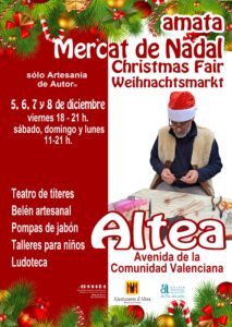 poster kerstmarkt Altea