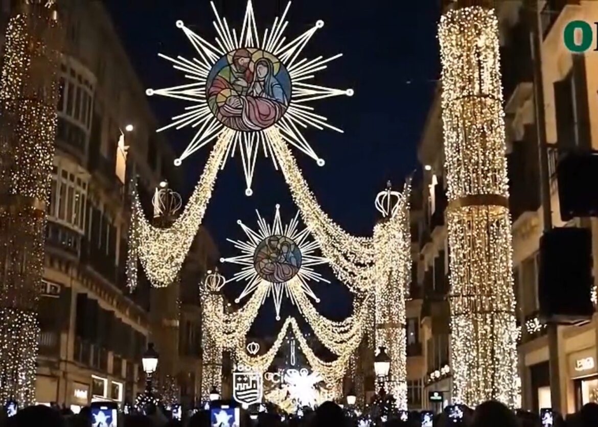 Kerstverlichting Málaga 2025 gaat er zo uitzien! En meer over de lichtshows en andere evenementen