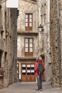 charmante straatjes in Rupit i Pruit