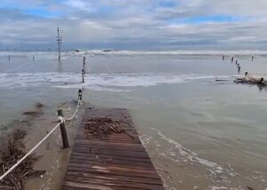 schade aan stranden Valencia