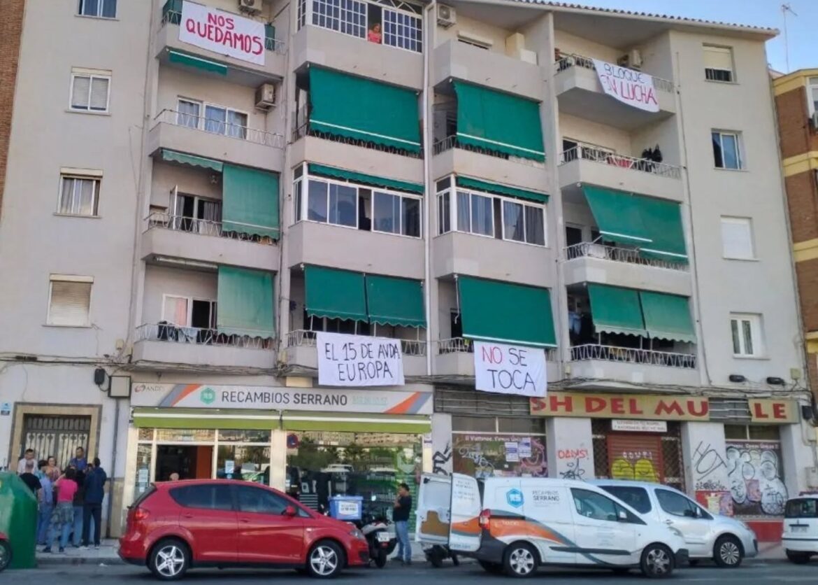 huurders verzetten zich tegen uitzetting en speculatie op woonmarkt Málaga