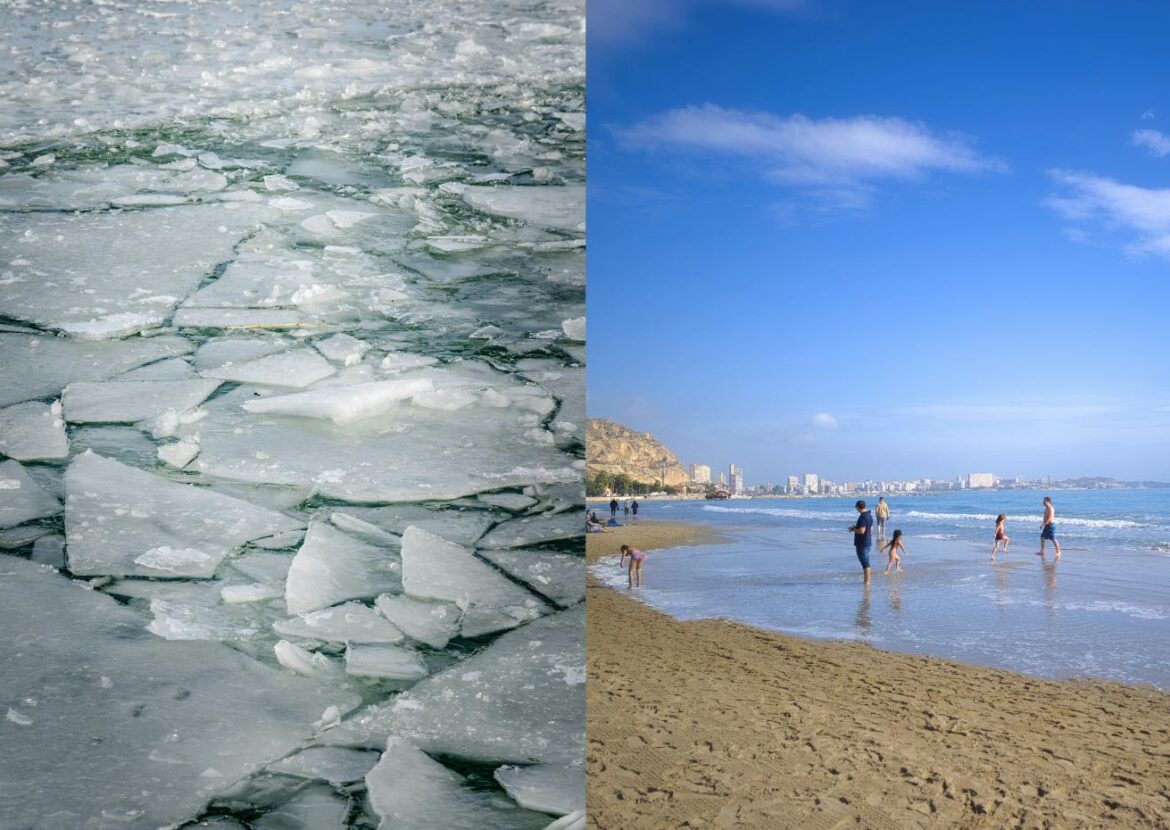 Van ijzig naar lenteweer in Spanje, zeker aan de Middellandse Zeekust