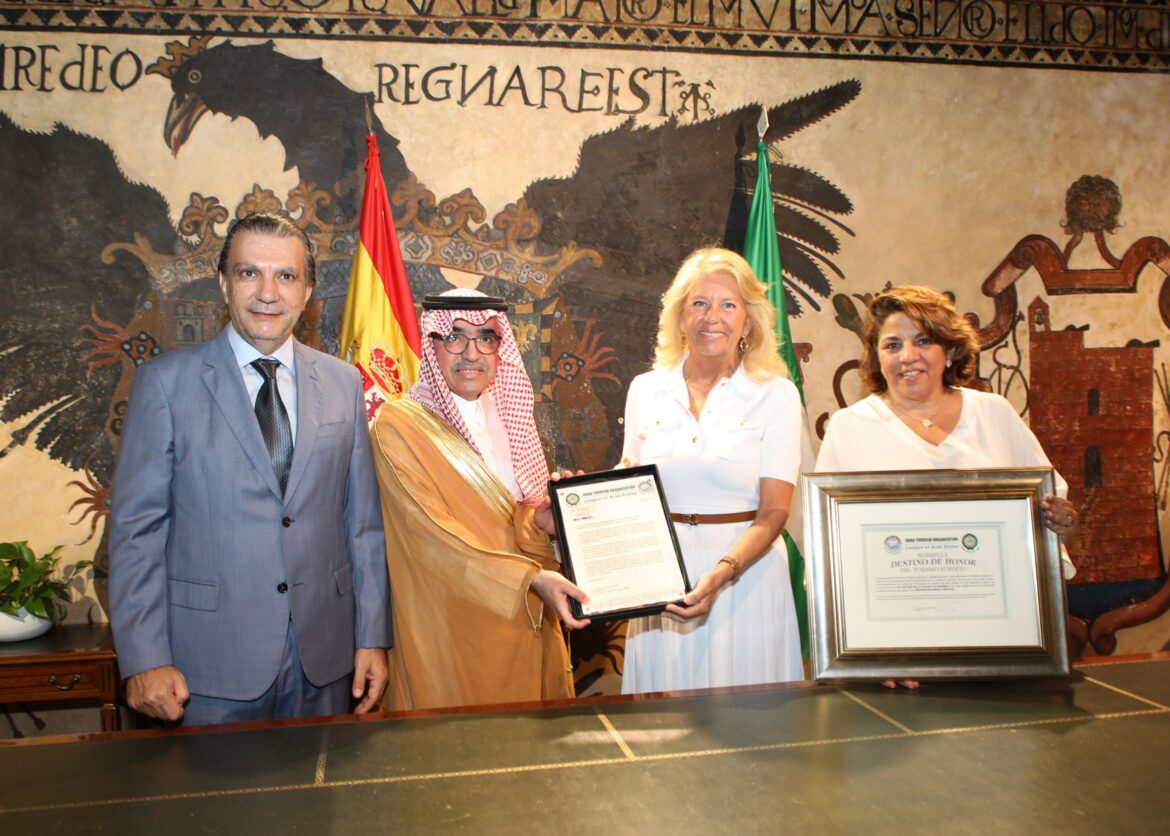 Marbella ontvangt prijs ATO als topbestemming voor Arabisch toerisme