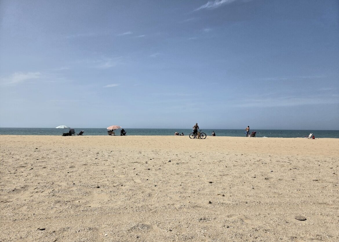 strand in Málaga wordt lekker met 30 graden