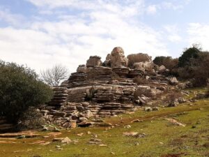 Rotsformatie in El Torcal de Antequera
