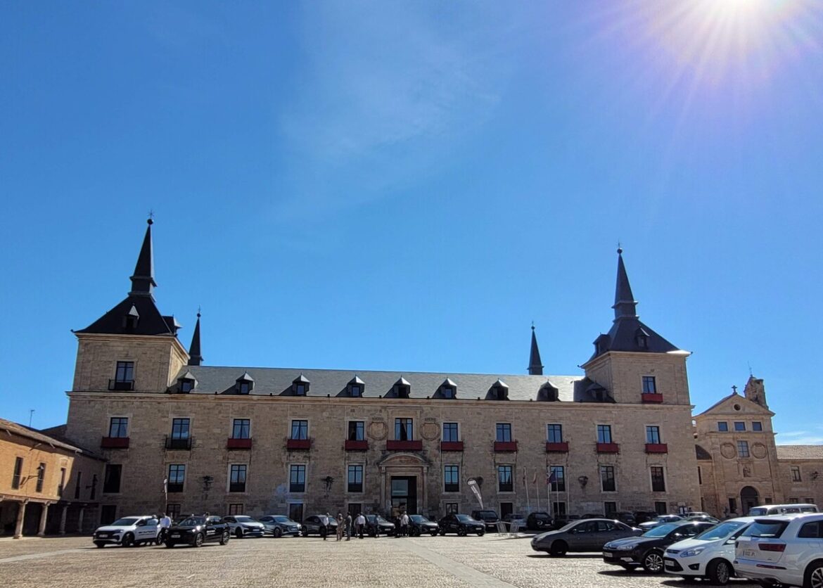 Aanzicht op de Parador van Lerma