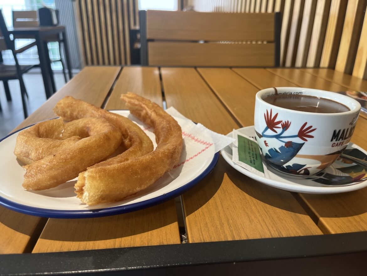 Churros con chocolate