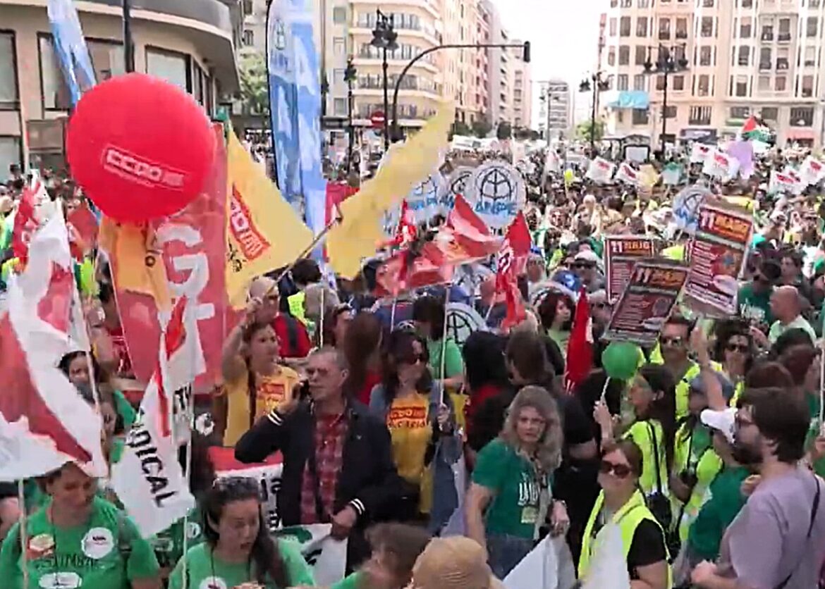 onderwijsstaking in Valencia