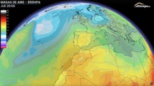 zomerse hitte in mei in Spanje