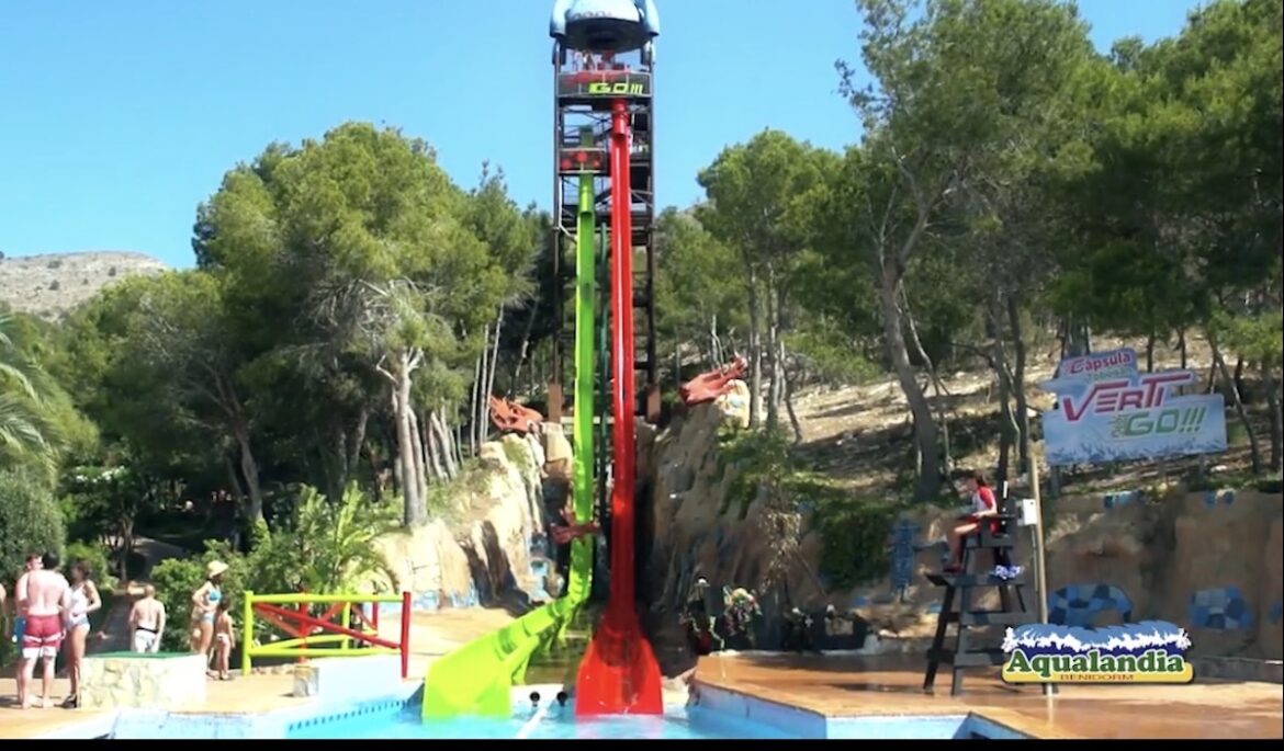 Hoogste waterglijbaan van Europa in Benidorm