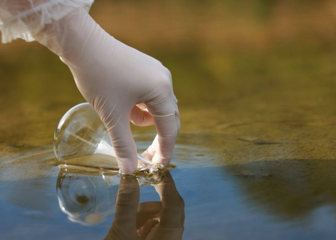 Iemand neemt watermonster