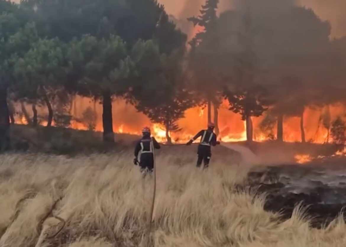 Brandweer probeert met man en macht bosbranden Spanje te bestrijden