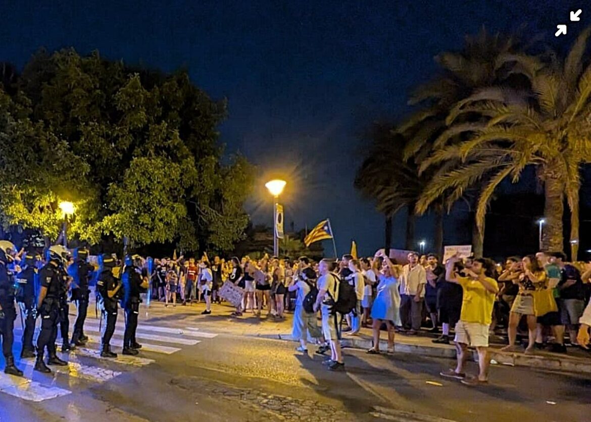 protest tegen overtoerisme en woningcrisis Palma