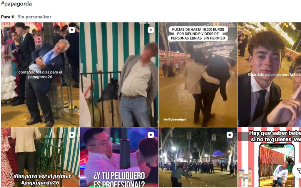 beelden die je ziet als je op instagram zoekt op #papagorda