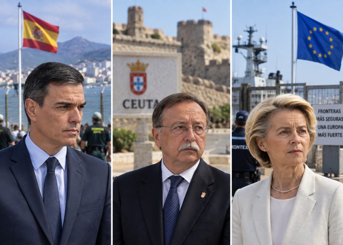 Sánchez, Vivas en Von der Leyen met Ceuta op de achtergrond: hoe gaat het nu in Ceuta met de migratiecrisis