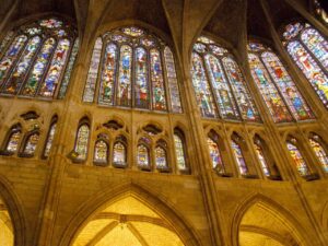 Glas in loodramen Kathedraal León