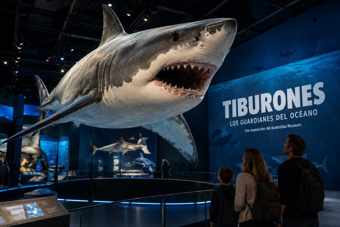 Tentoonstelling CosmoCaixa haaien_