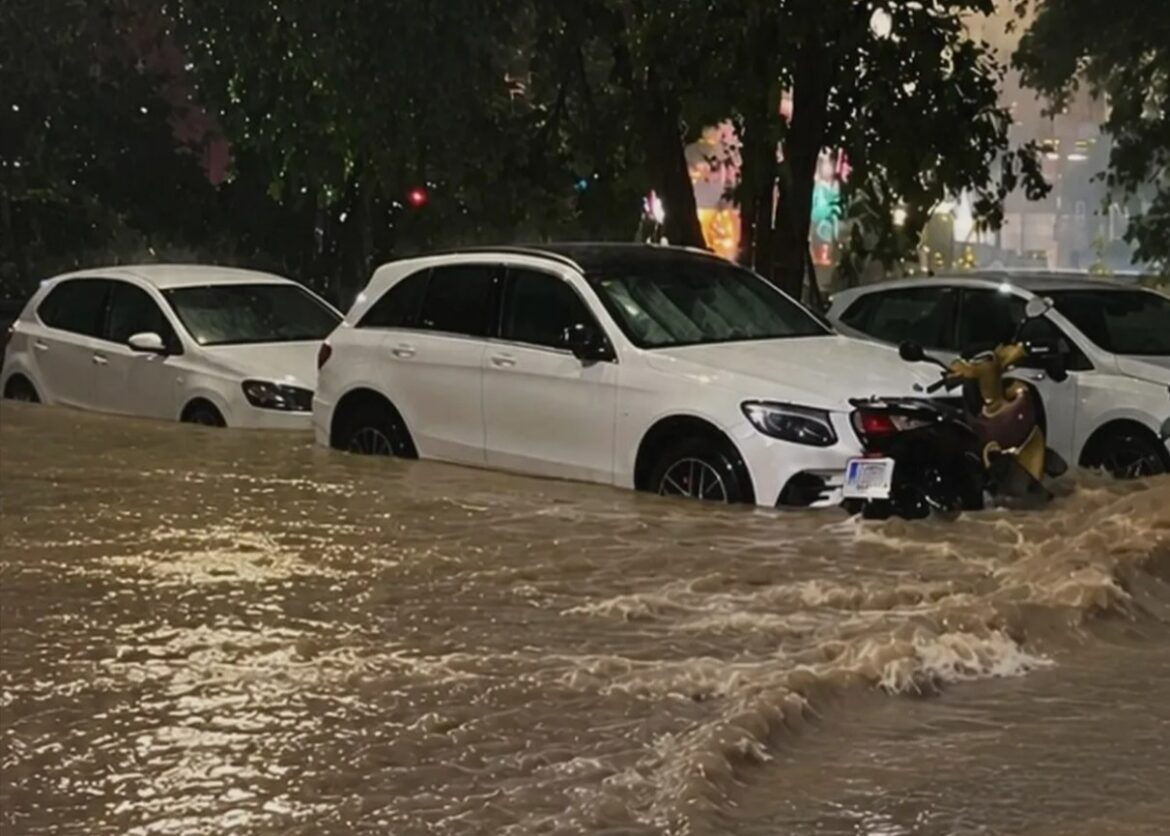 El Palo, overstroming Arroyo Jaboneras